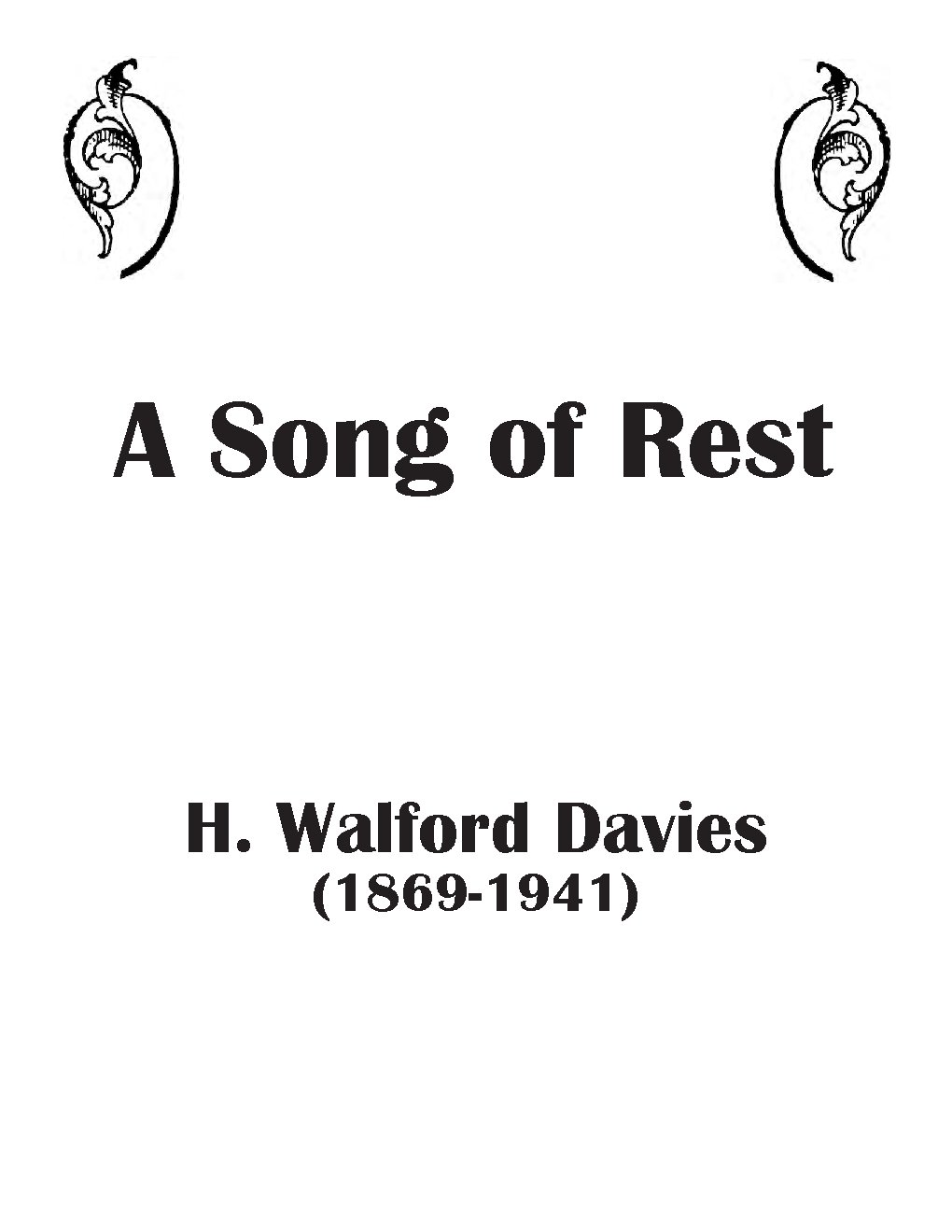 A song of rest