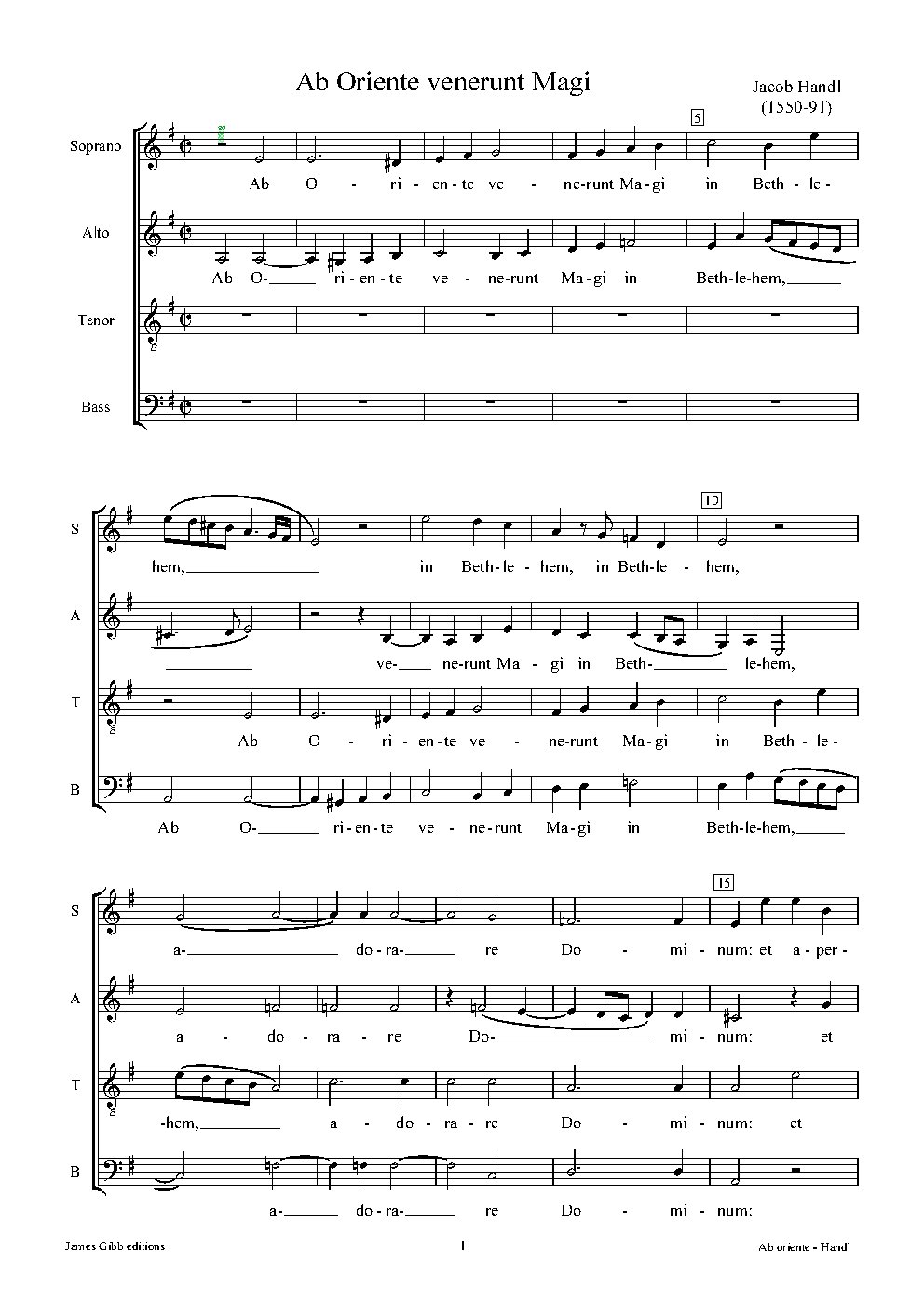 Ab Oriente Venerunt Magi - Choir Script PDF Thumbnail