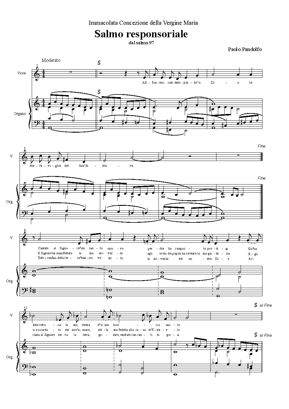 Abbiamo contemplato - Choir Script PDF Thumbnail