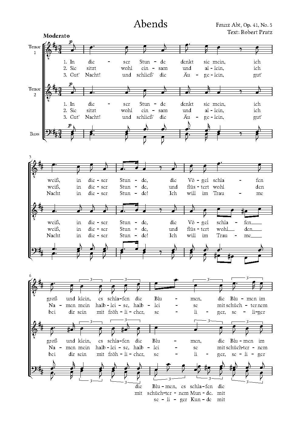 Abends, Op. 44, No. 1