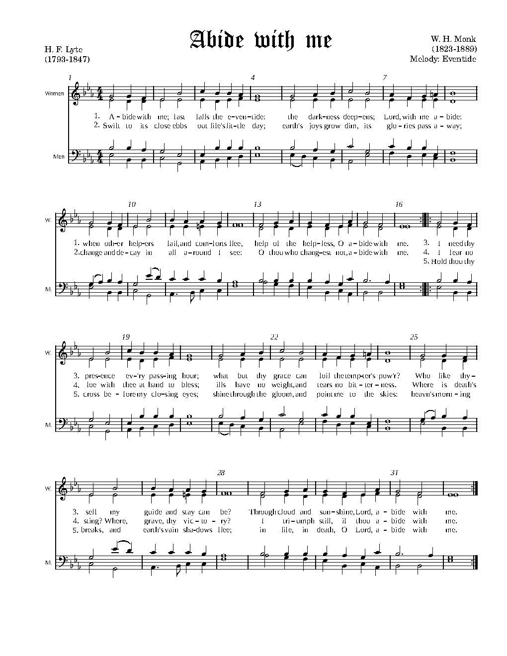 Abide with me