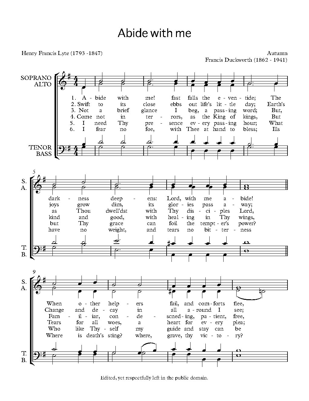 Abide with me