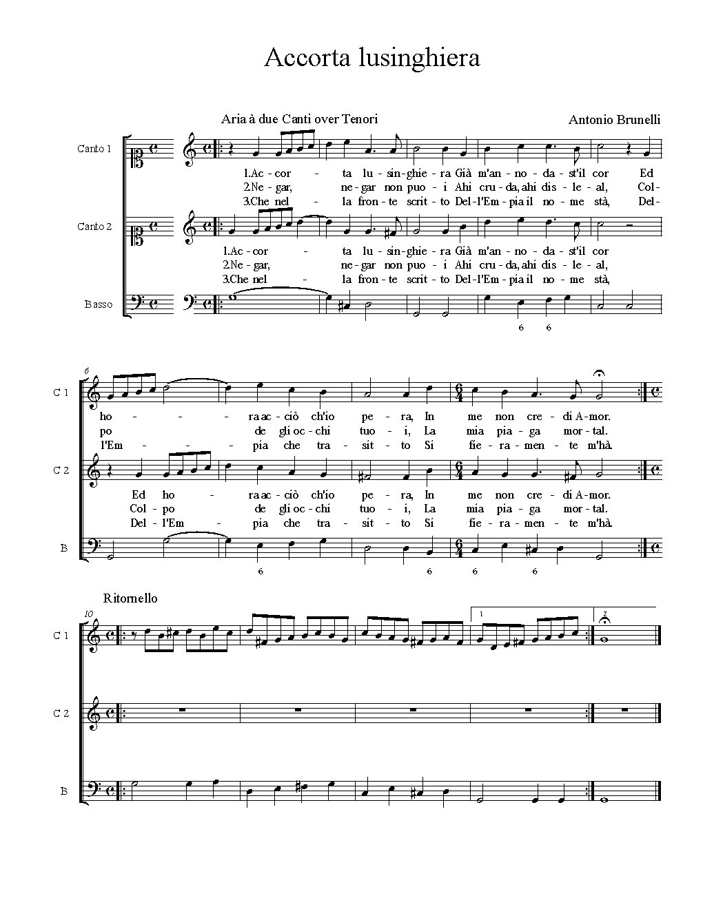 Accorta lusinghiera