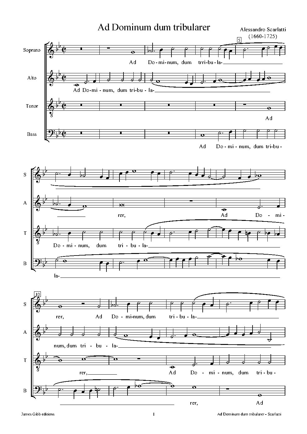 Ad Dominum dum tribularer