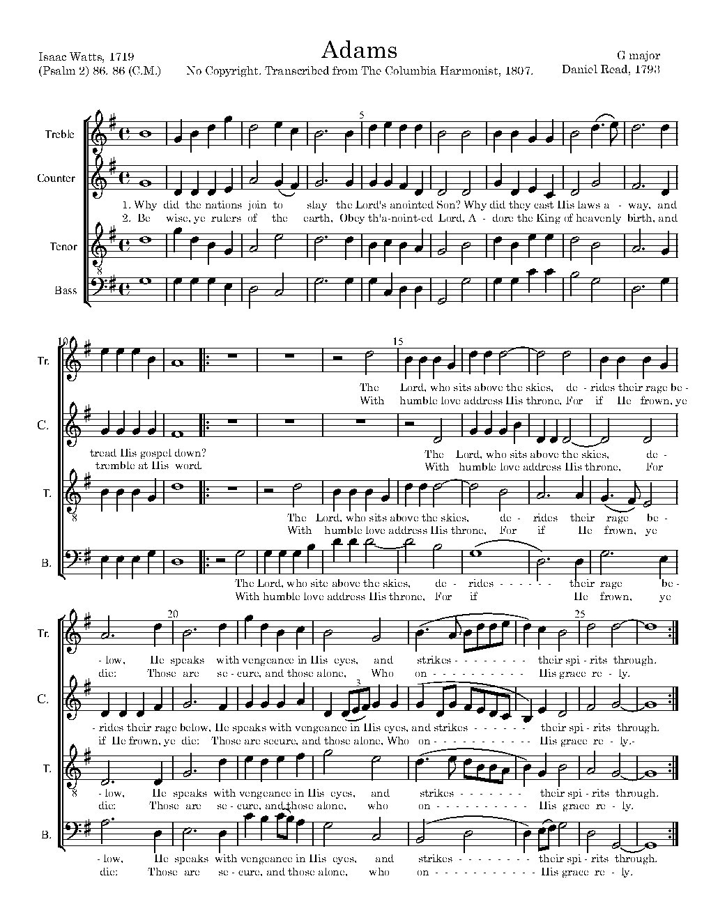 Adams - Choir Script PDF Thumbnail