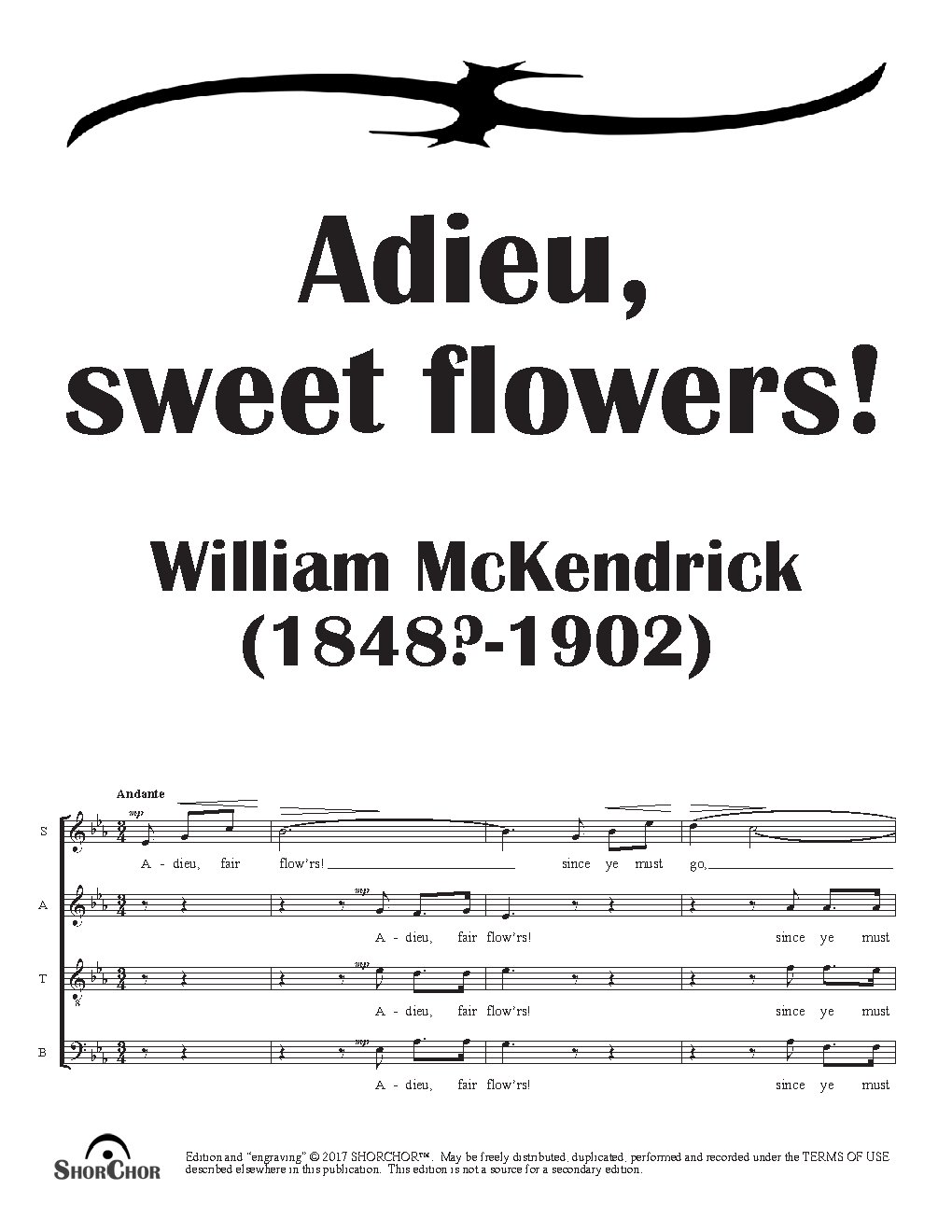 Adieu, sweet flowers!