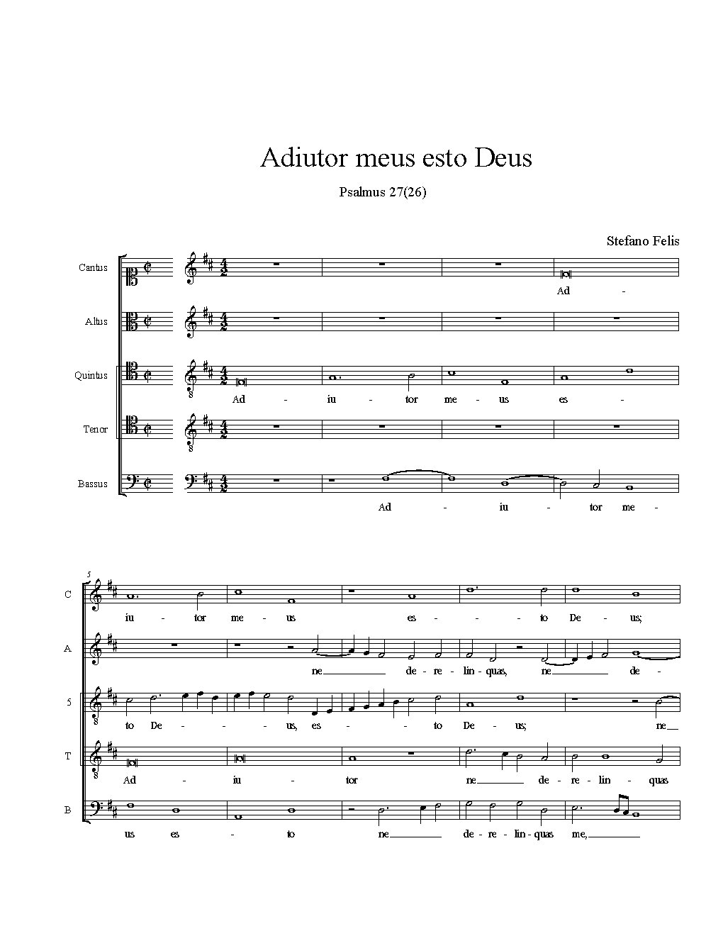 Adiutor meus esto Deus