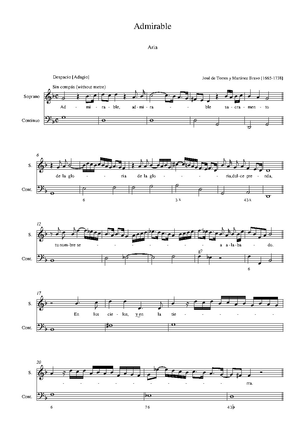 Admirable - Choir Script PDF Thumbnail