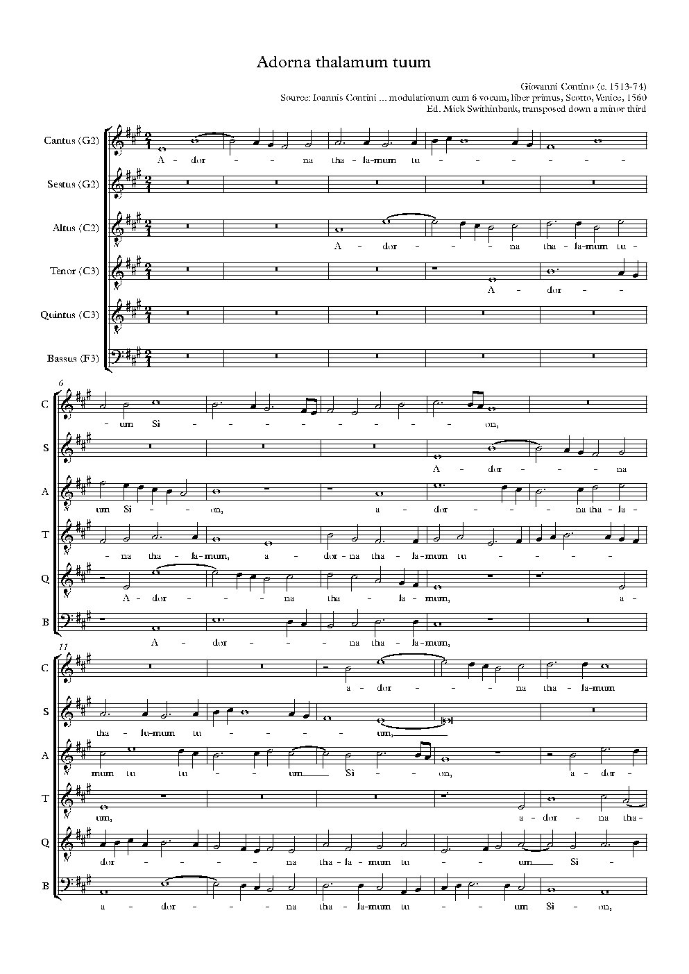 Adorna thalamum tuum - Choir Script PDF Thumbnail