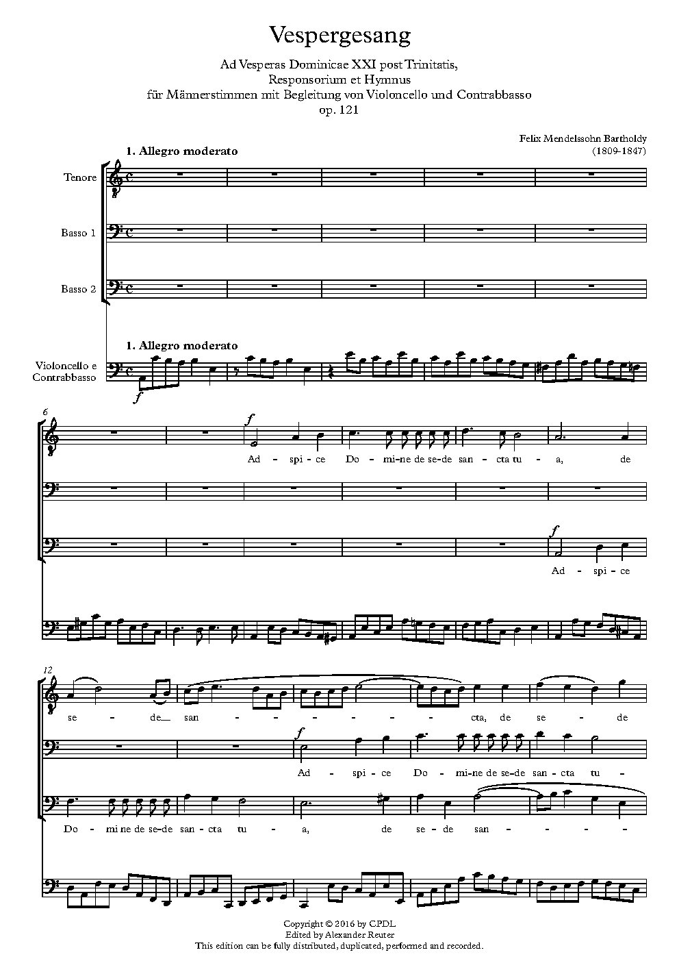 Responsorium et Hymnus ad Vesperas Dominicae XXI post Trinitatis