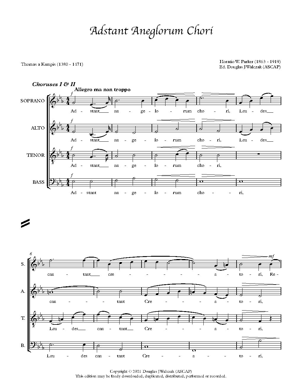 Adstant Angelorum Chori - Choir Script PDF Thumbnail
