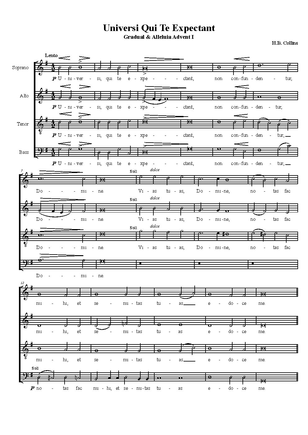 Advent I Gradual & Alleluia