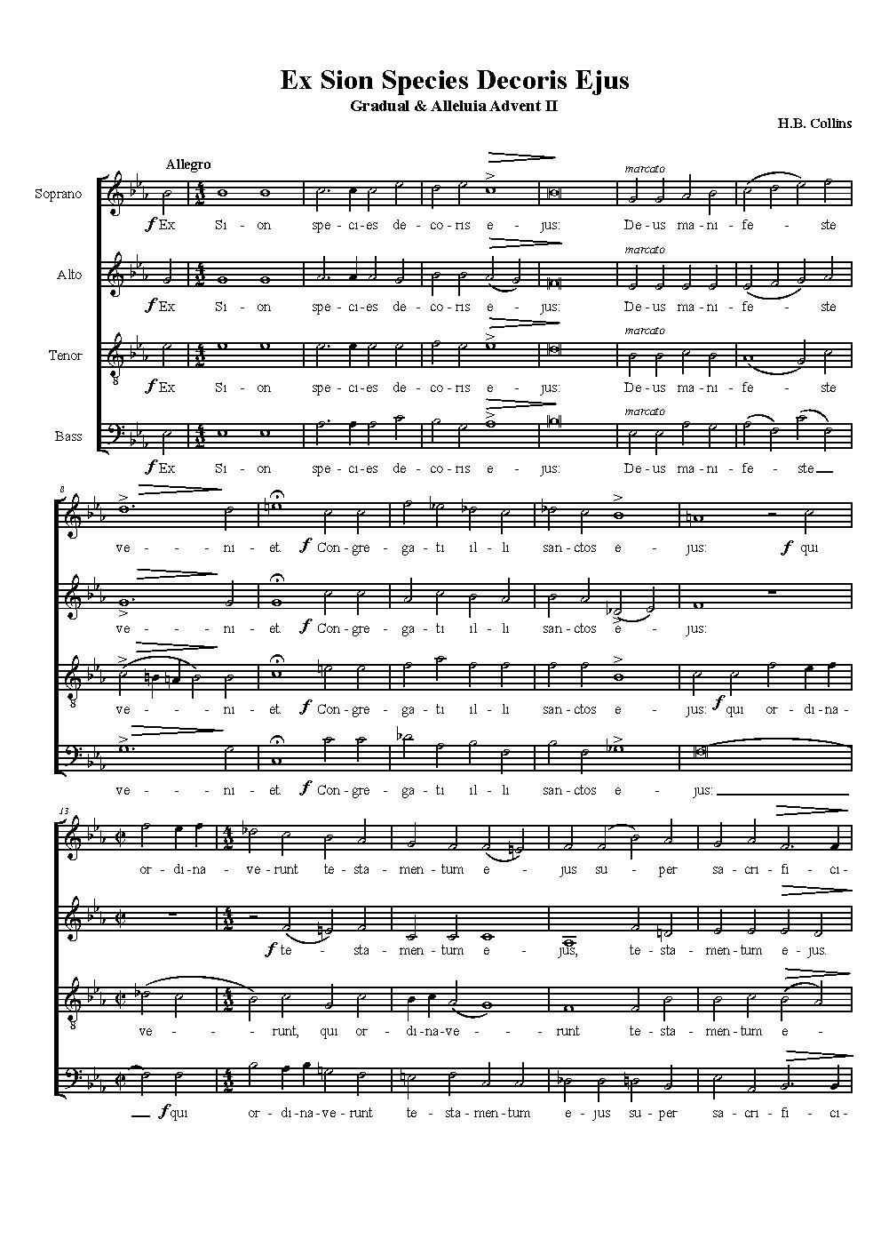 Advent II Gradual & Alleluia