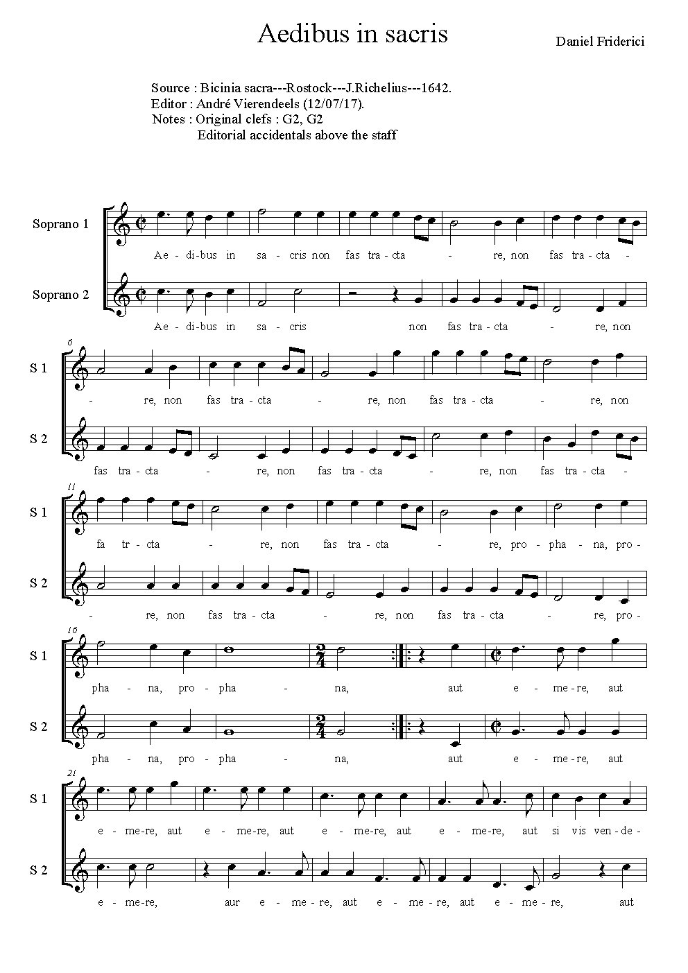 Aedibus in sacris