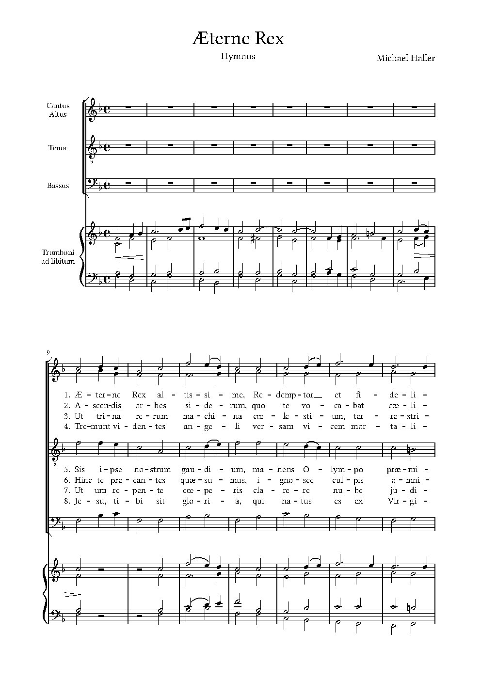 Aeterne Rex, Op. 16, No. 11