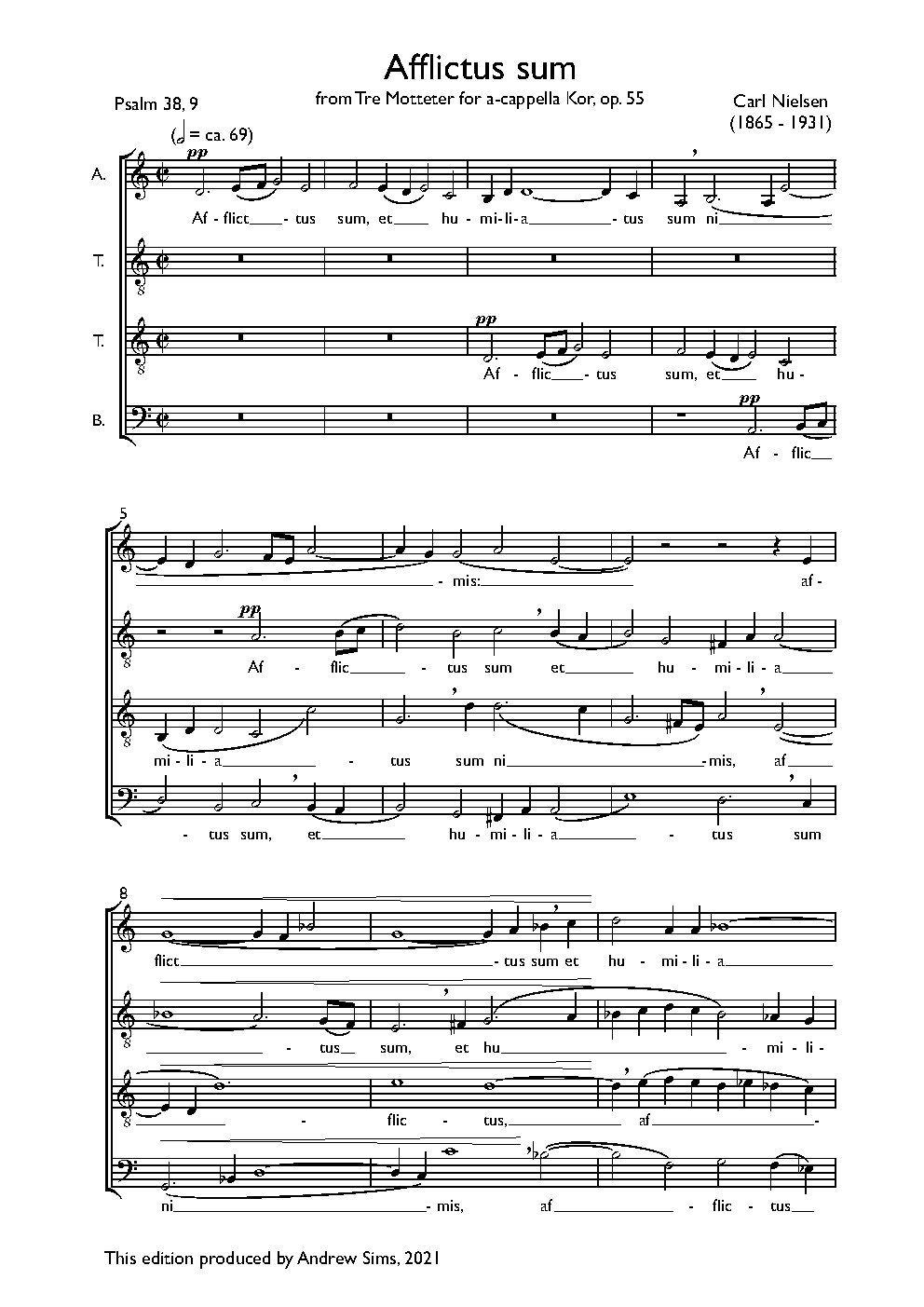 Afflictus sum