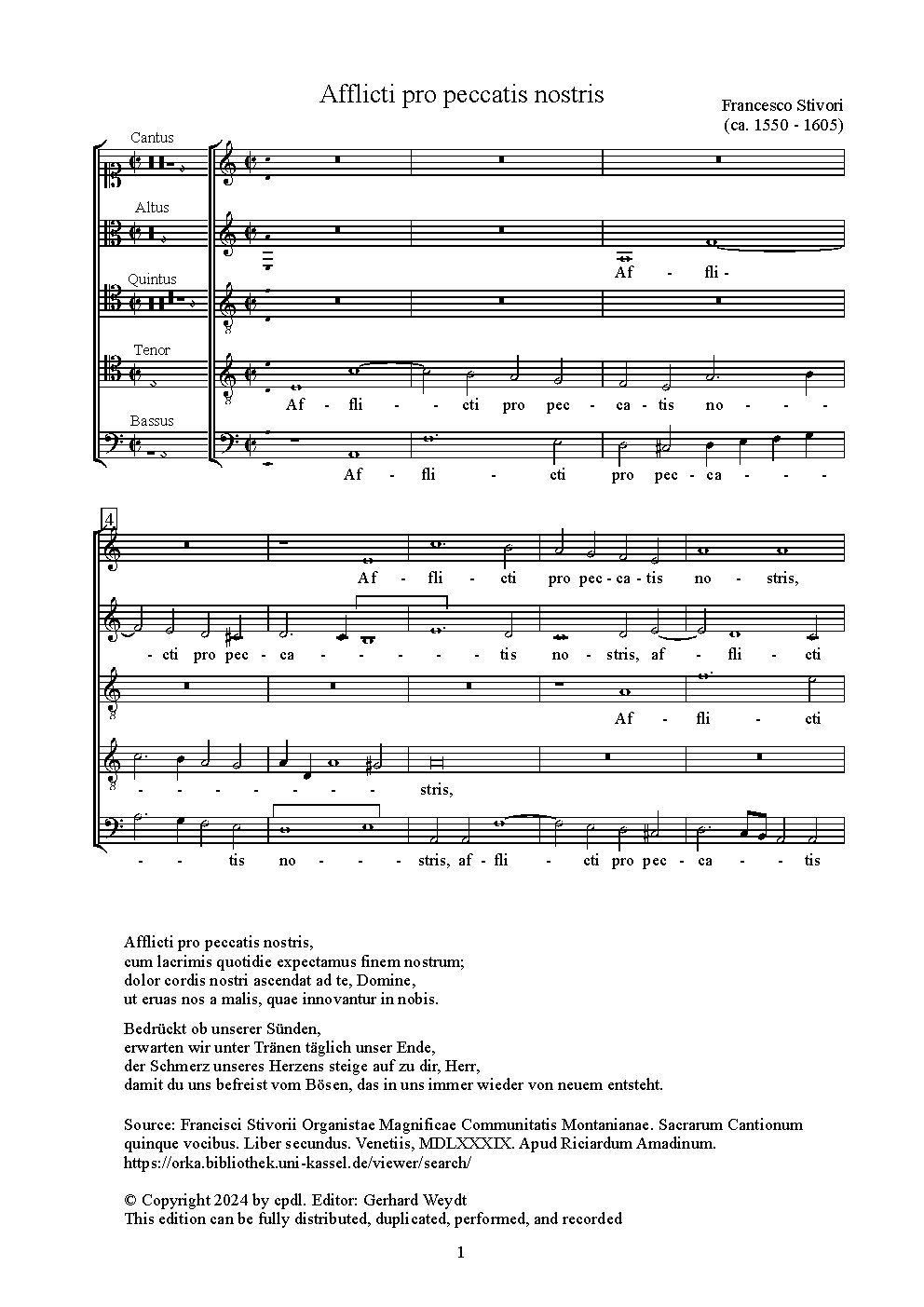 Afflicti pro peccatis nostris