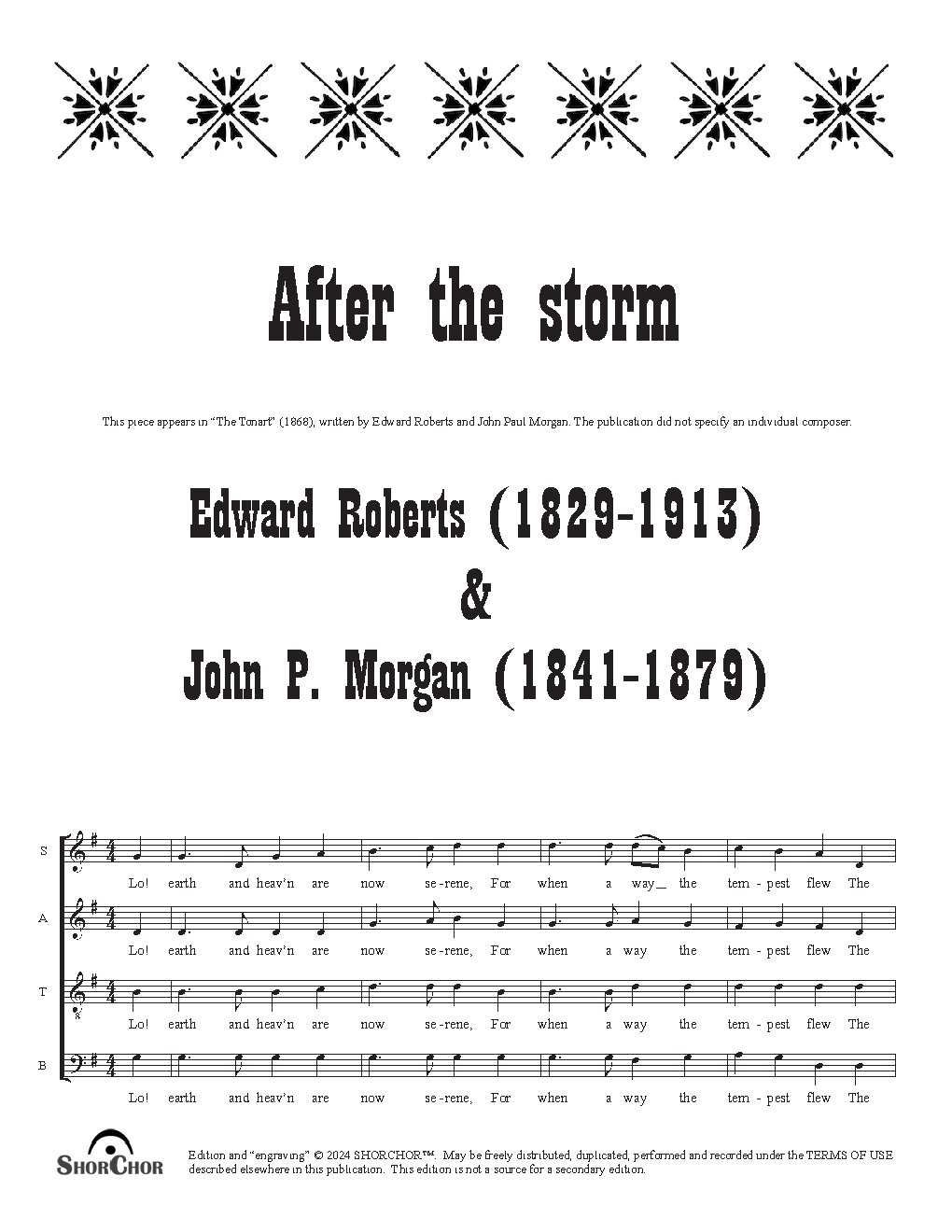 After the storm - Choir Script PDF Thumbnail