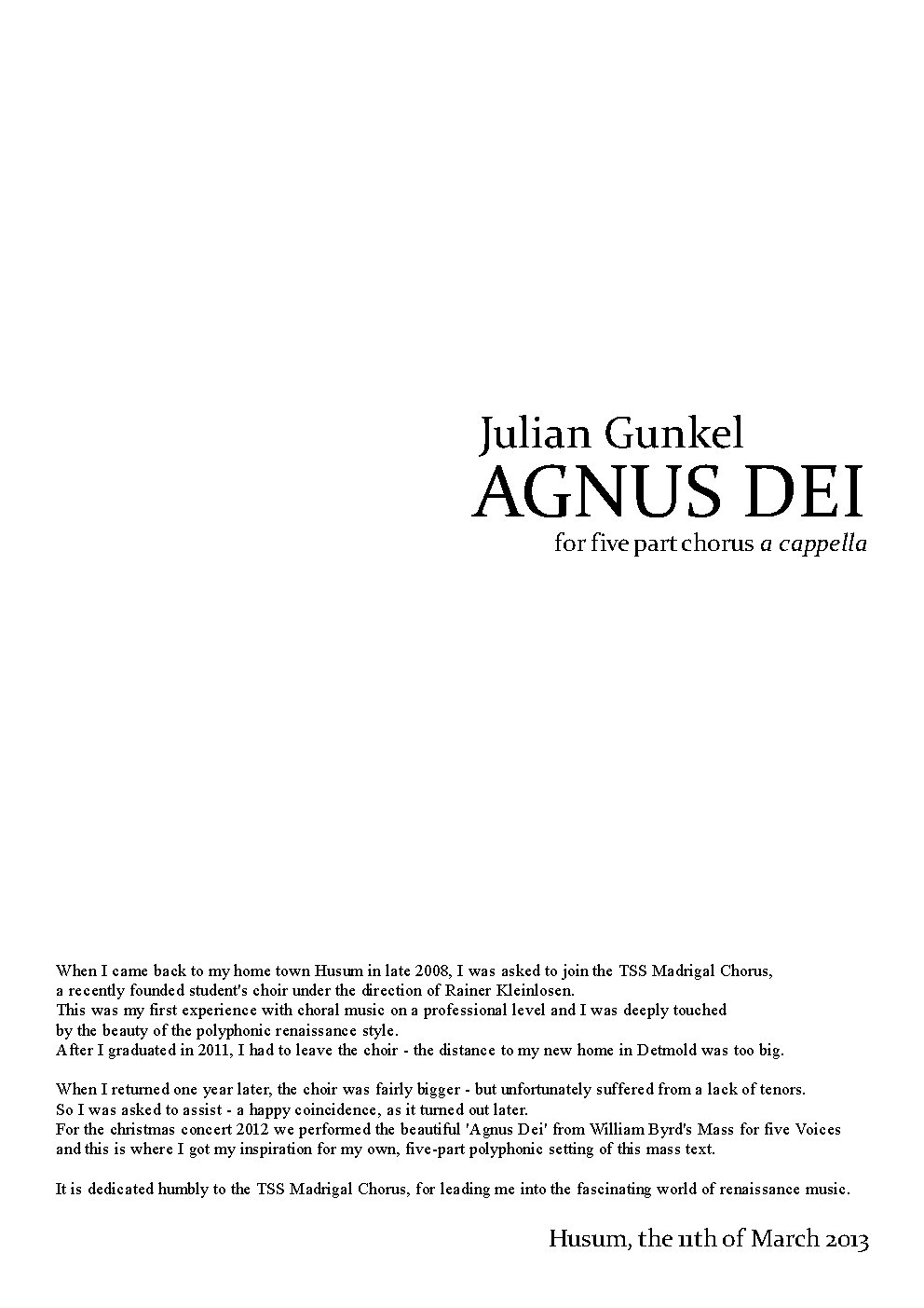Agnus Dei