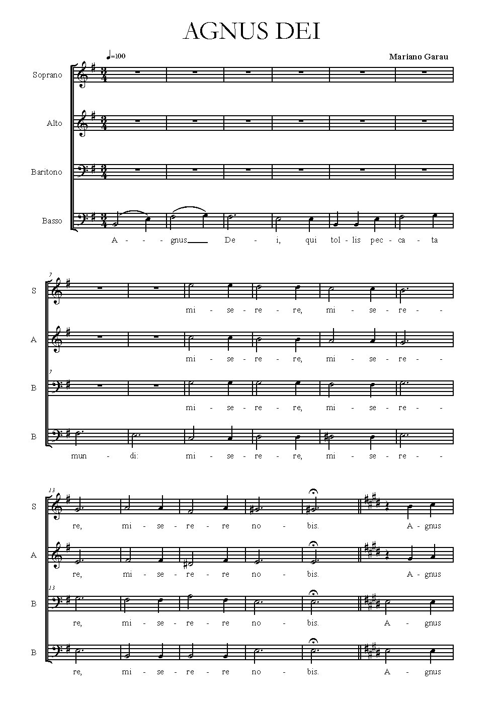 Agnus Dei III