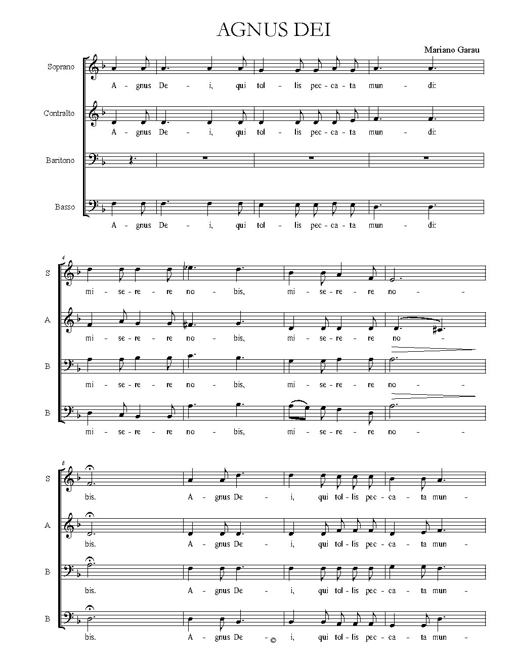 Agnus Dei IV