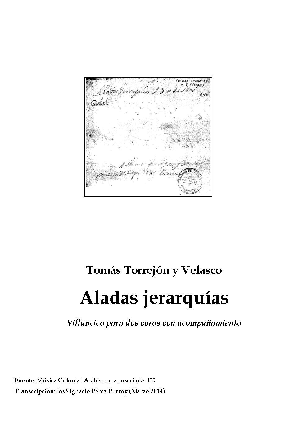 Aladas jerarquías - Choir Script PDF Thumbnail