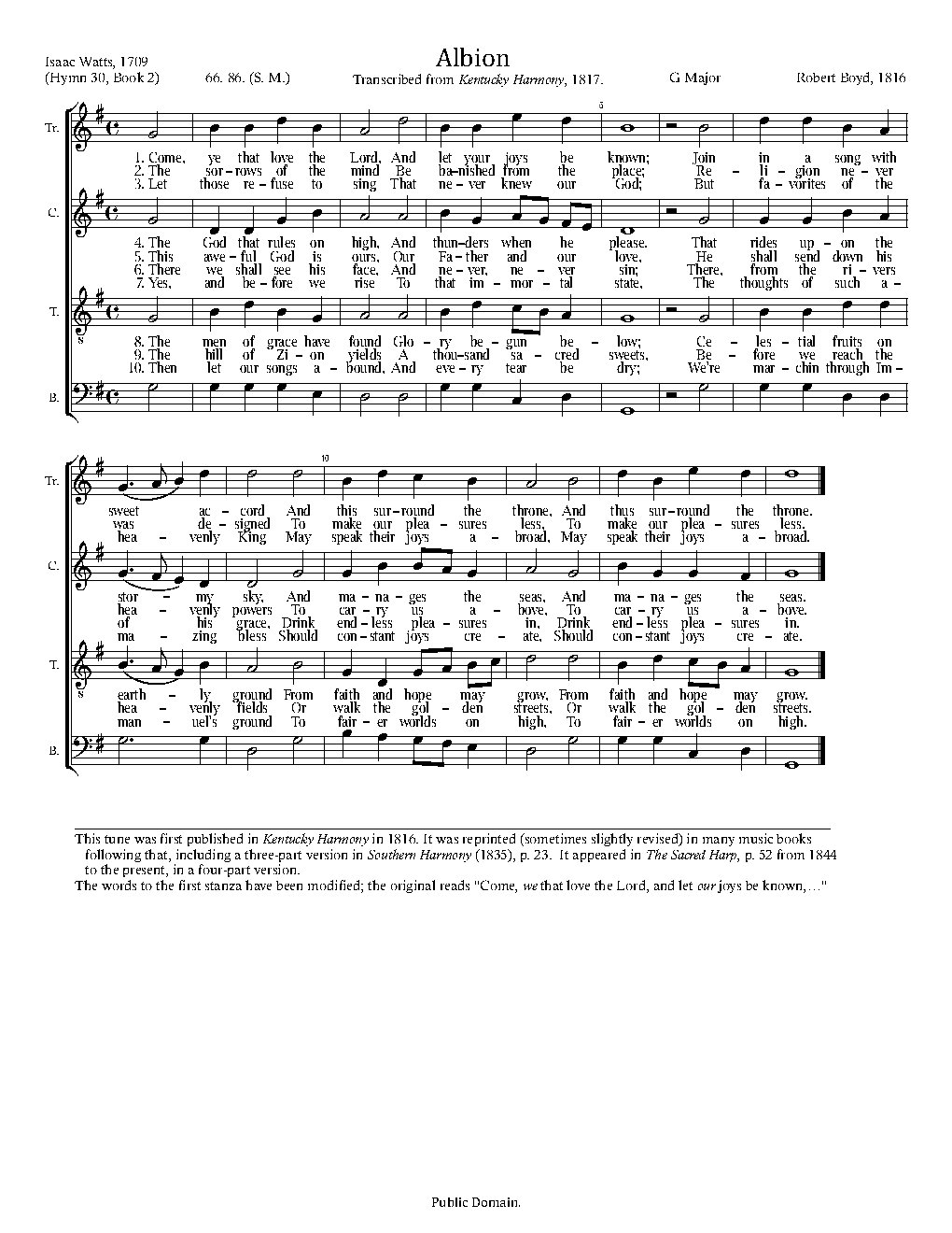 Albion - Choir Script PDF Thumbnail